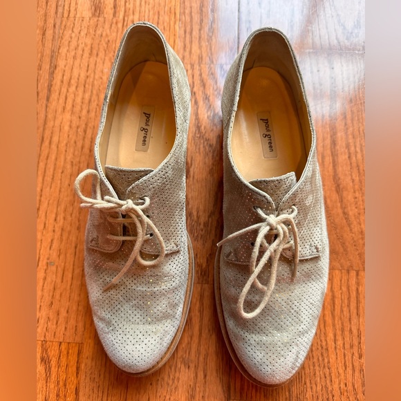 Paul Green Finley Sand Gold Dots loafers - Picture 2 of 8